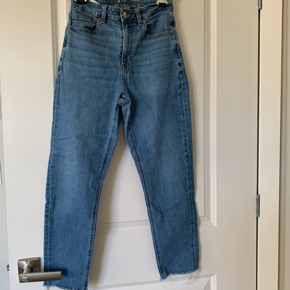 American Eagle stretch mom jeans